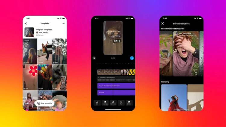 Instagram Reels, Instagram Templates, Reels Templates, Template Browser