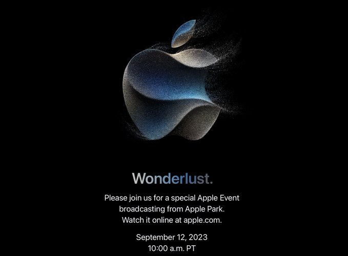 Apple event, iphone 15 event, iphone 15, apple wonderlust event