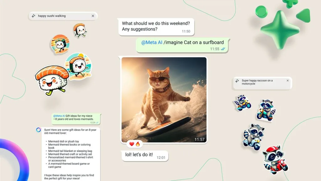 Meta AI, WhatsApp AI, Instagram AI, Messenger AI