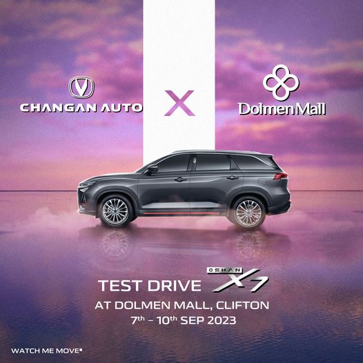 Changan Oshan X7 Test Drive, Oshan X7 Test Drive Karachi, Oshan X7 Test Drive Dolmen Mall, Changan Oshan X7 Test Drive Karachi, Oshan X7 Test Drive