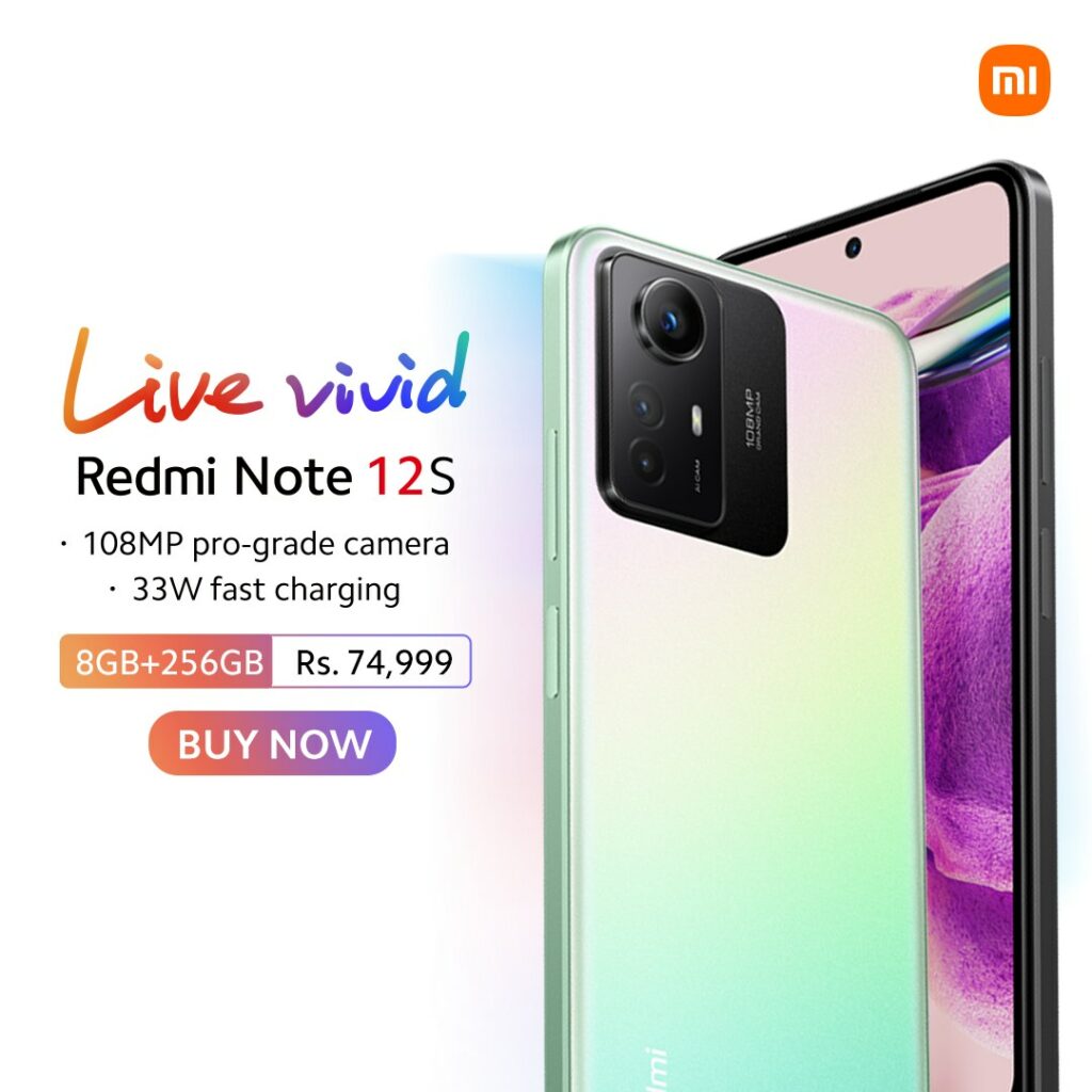 Redmi note 12s price in pakistan, redmi note 12s price, redmi note 12s