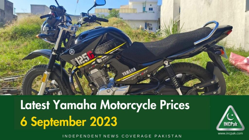 Latest Yamaha Motorcycle Prices in Pakistan From 6 September 2023