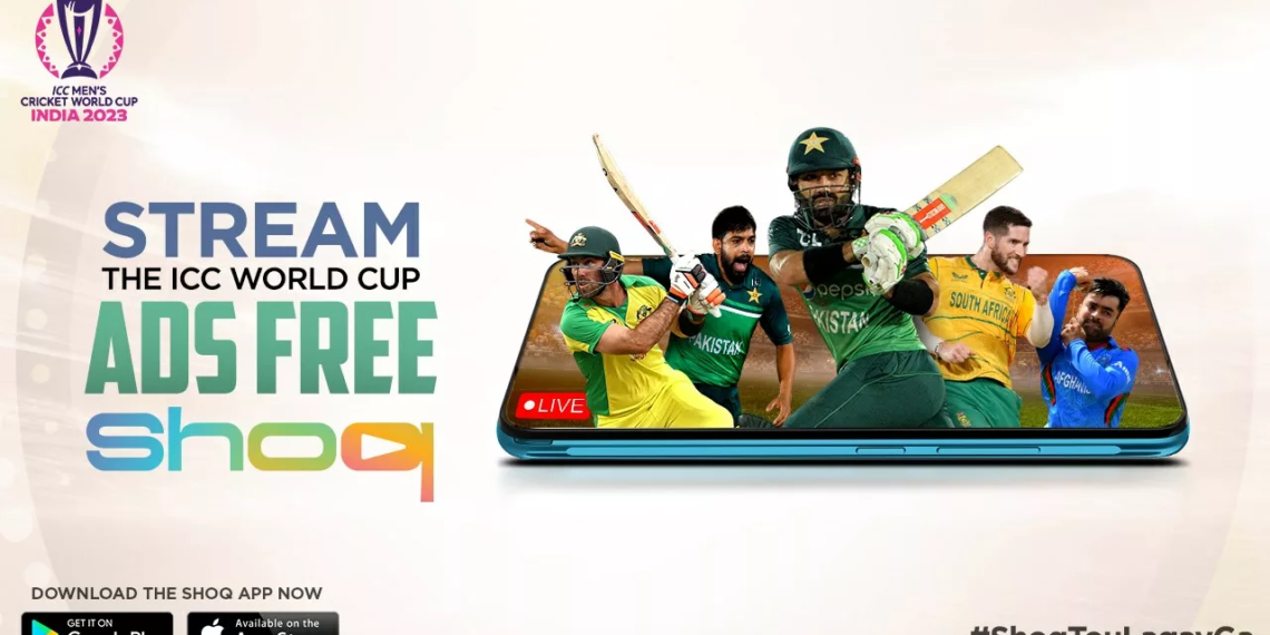 ICC World Cup 2023 Live Streaming, ICC World Cup Live Streaming, PTCL SHOQ, World Cup 2023 Live Streaming, World Cup Live Streaming