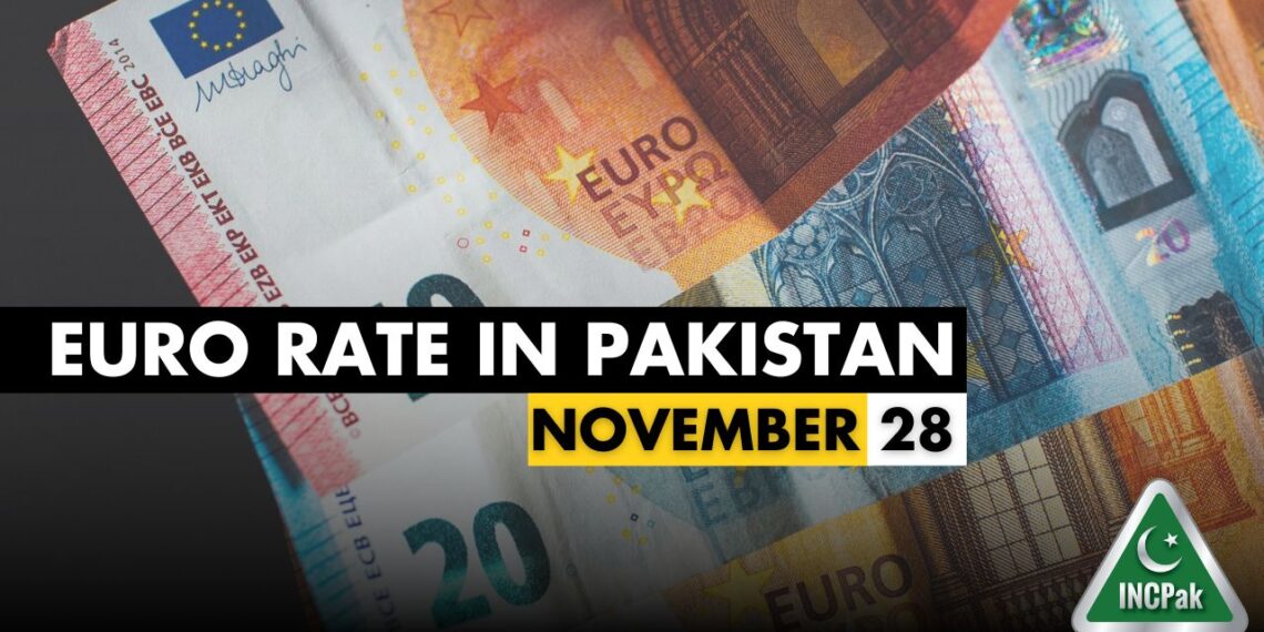 EUR to PKR, Euro Rate in Pakistan, Euro to Pakistani Rupee, Euro to PKR