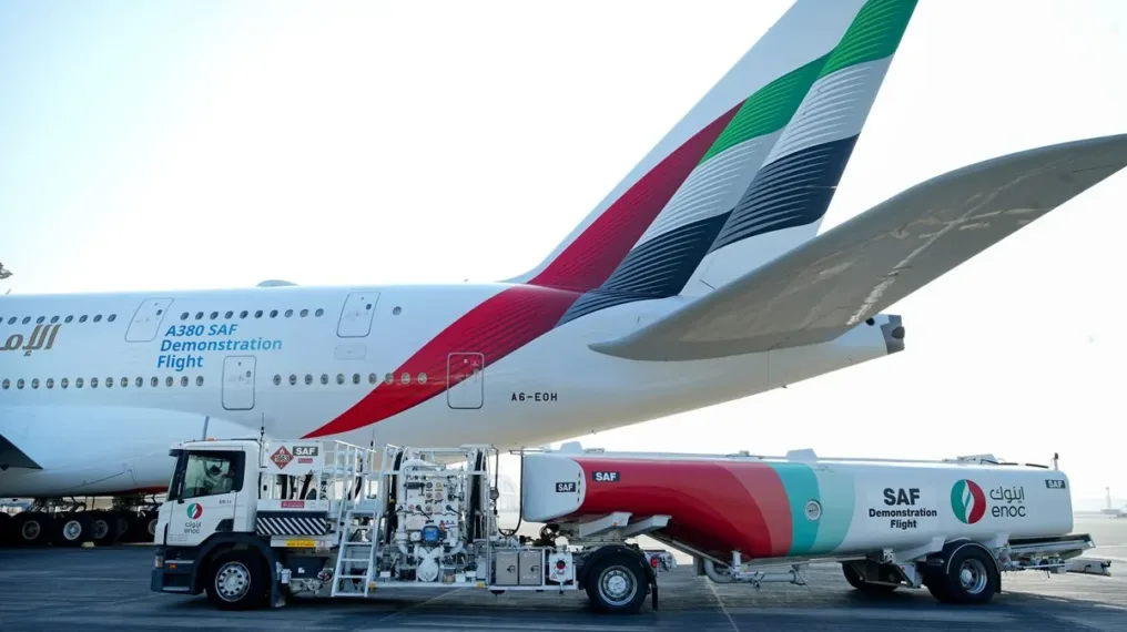 Emirates world’s first airline to operate A380 demonstration flight with 100% Sustainable Aviation Fuel