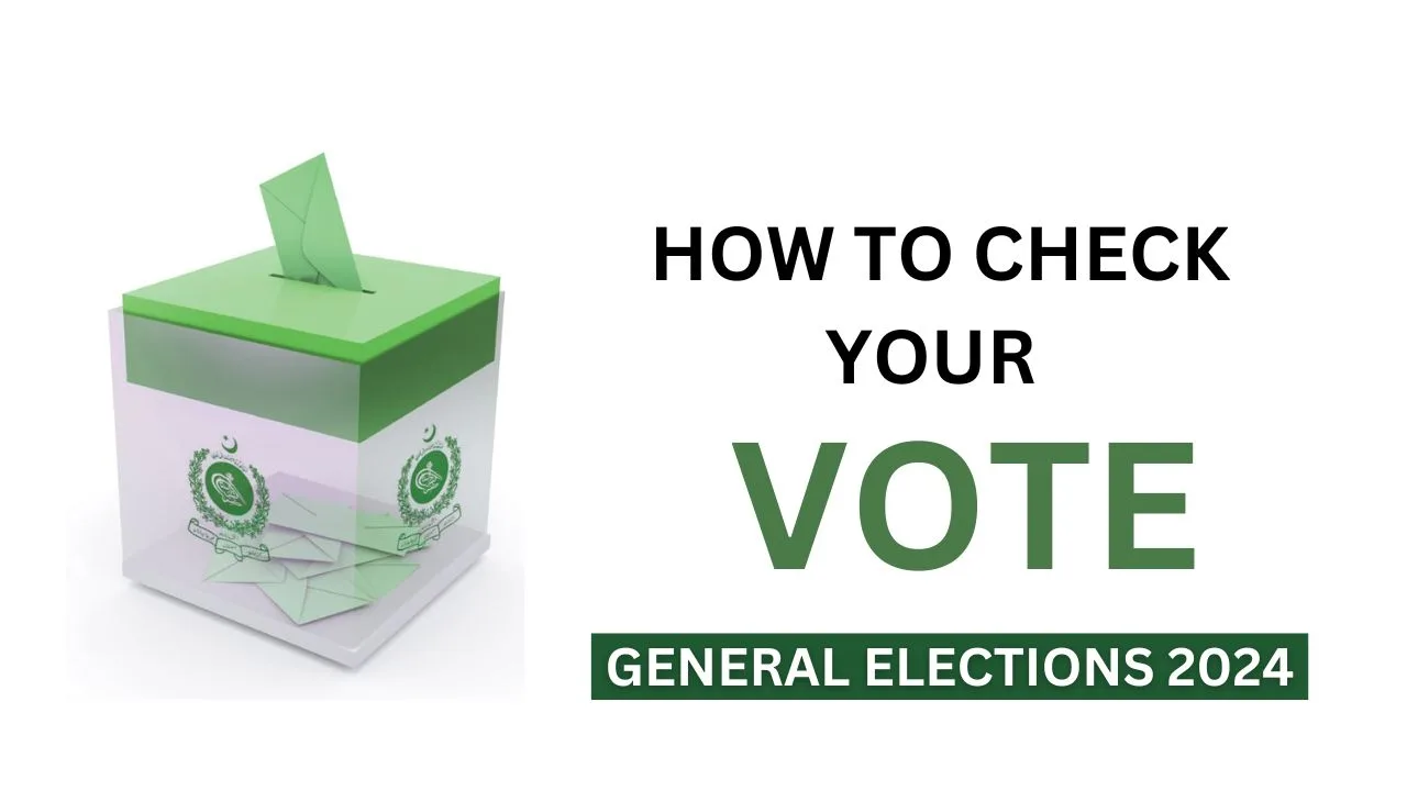 General Elections 2024 Check Your Vote Via SMS INCPak