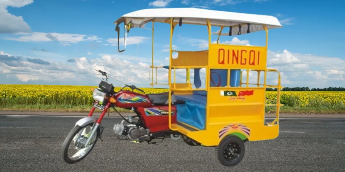 Qingqi Rickshaws, Motorcycle Rickshaws