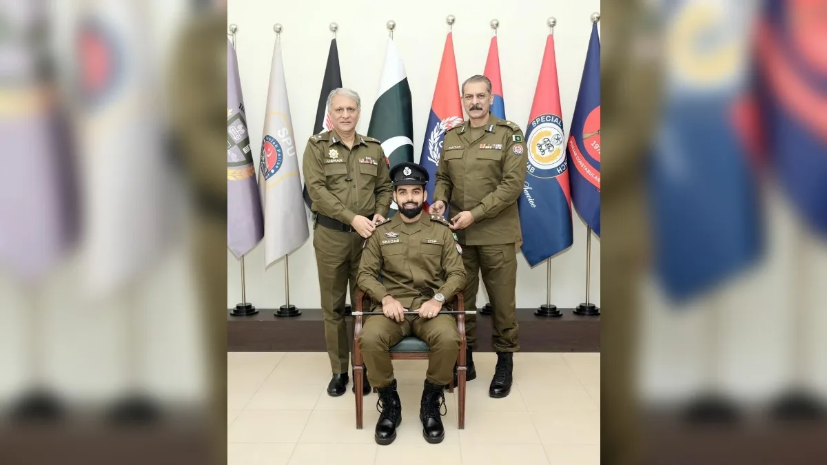 Shadab Khan, Shadab Khan Punjab Police, Shadab Khan Punjab Police Brand Ambassador, Shadab Khan DSP