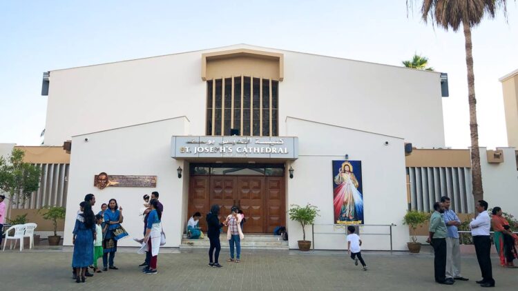 Abu Dhabi Church, St Joseph’s Cathedral in Abu Dhabi, Christmas Mass Abu Dhabi