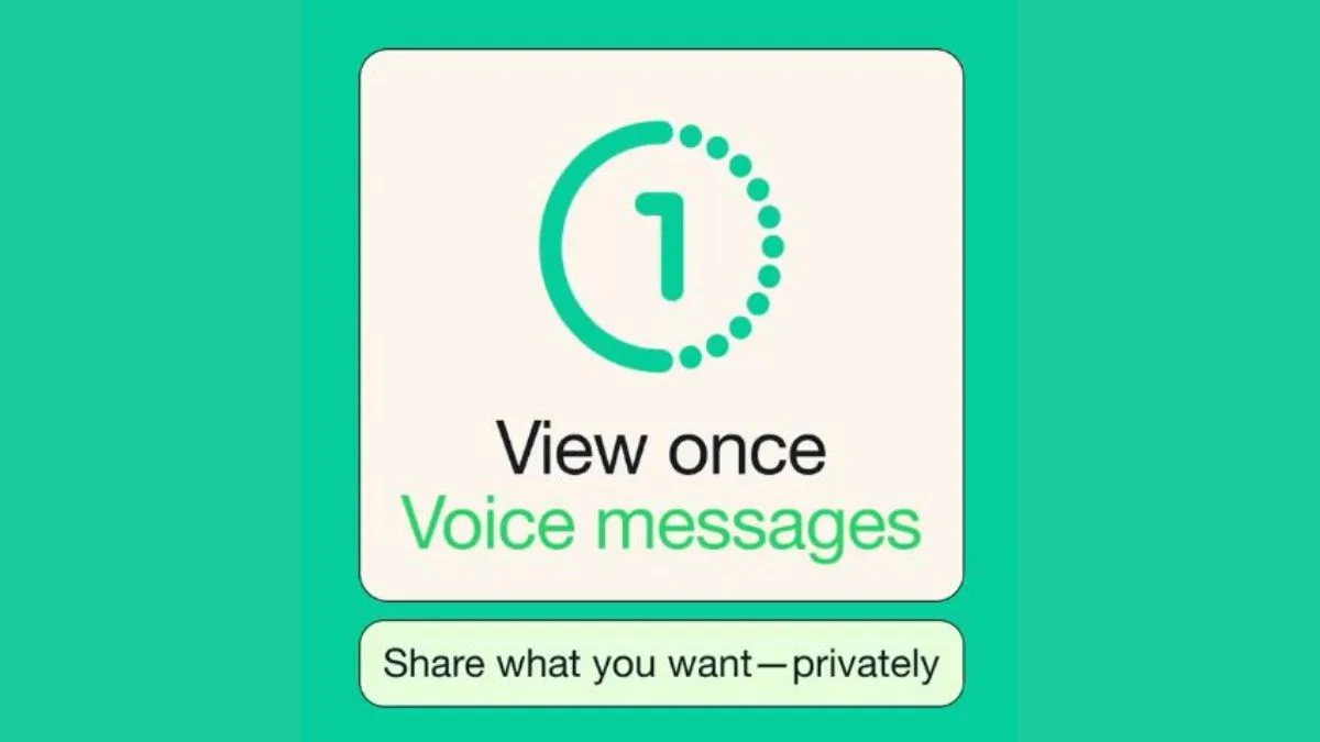 WhatsApp View Once Voice Message, WhatsApp Voice Message