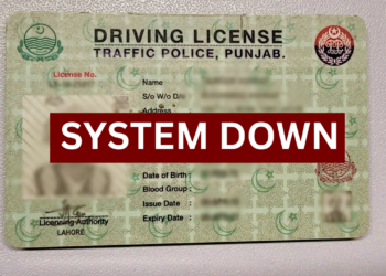 Punjab Driving License System Goes Down in Rawalpindi