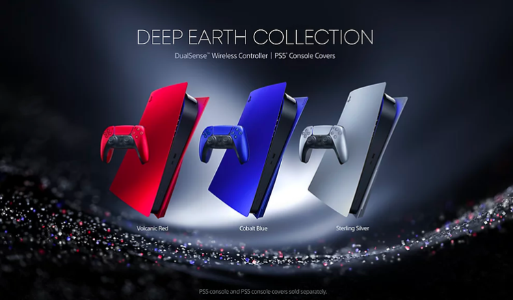 Sony Deep Earth Collection, Sony PS5 Console Cover, DualSense Controller Deep Earth Color, Sony PS5 Deep Earth Color