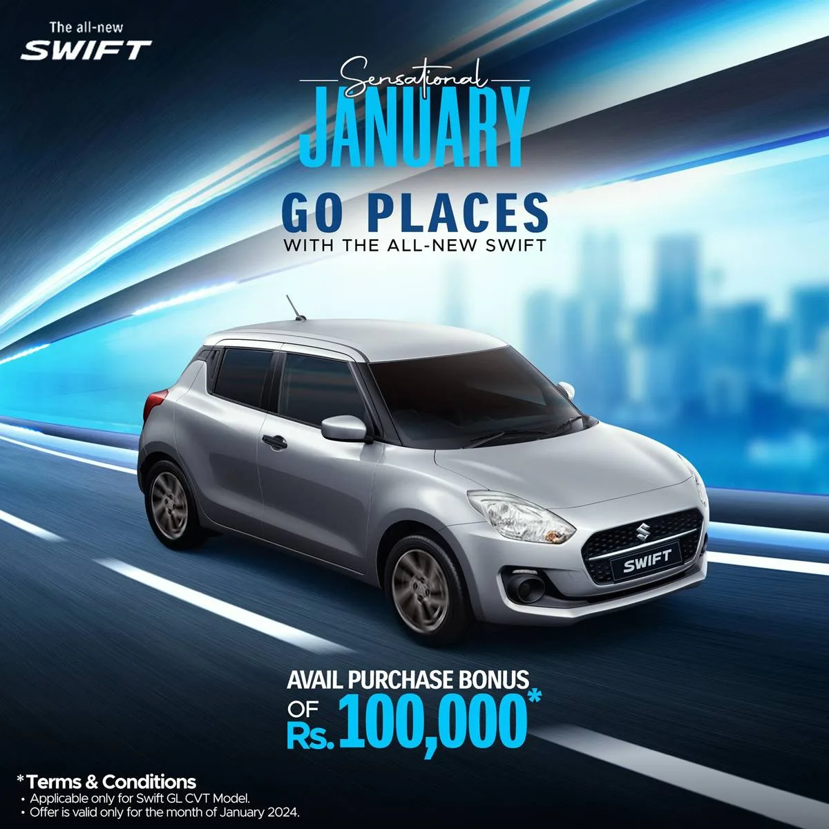 Pak Suzuki Offer, Suzuki Swift Purchase Bonus