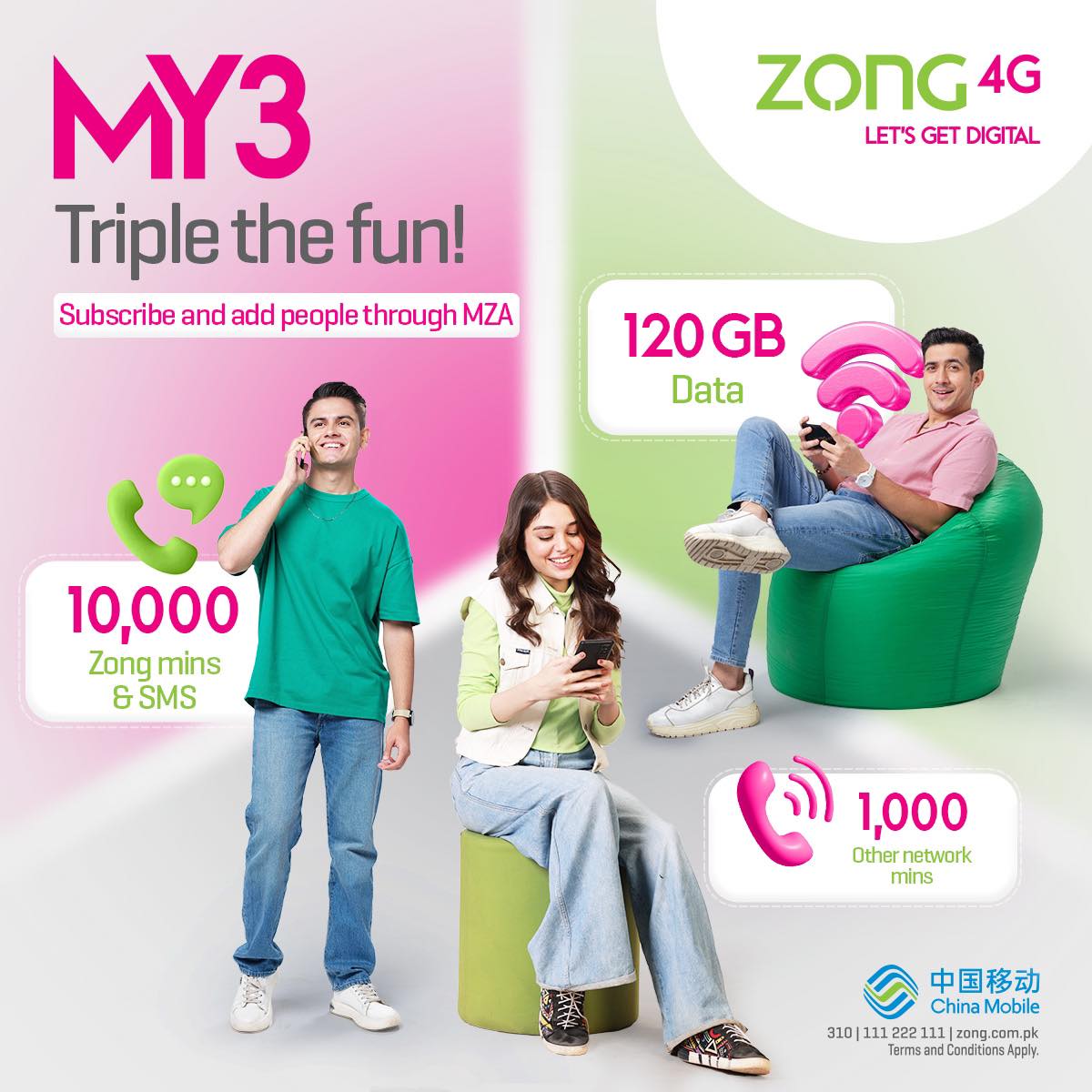 Zong My3 Offer: Subscription Details