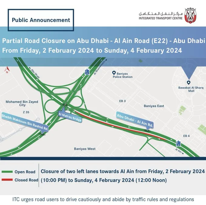 Road Closure Map