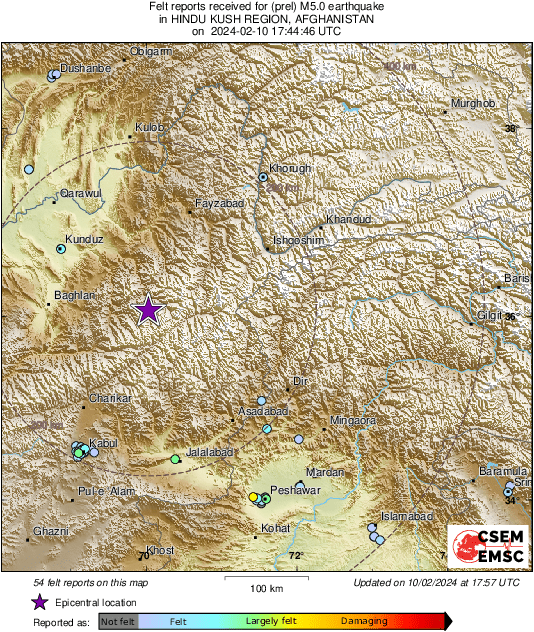 Earthquake in Islamabad, Rawalpindi and KP Areas