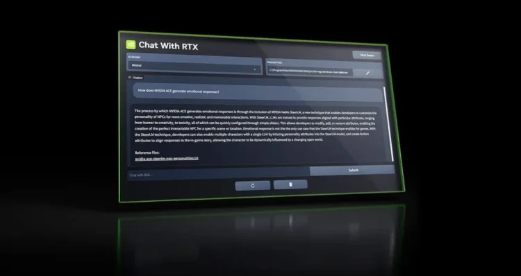 Nvidia Launches 'Chat With RTX' AI Chatbot