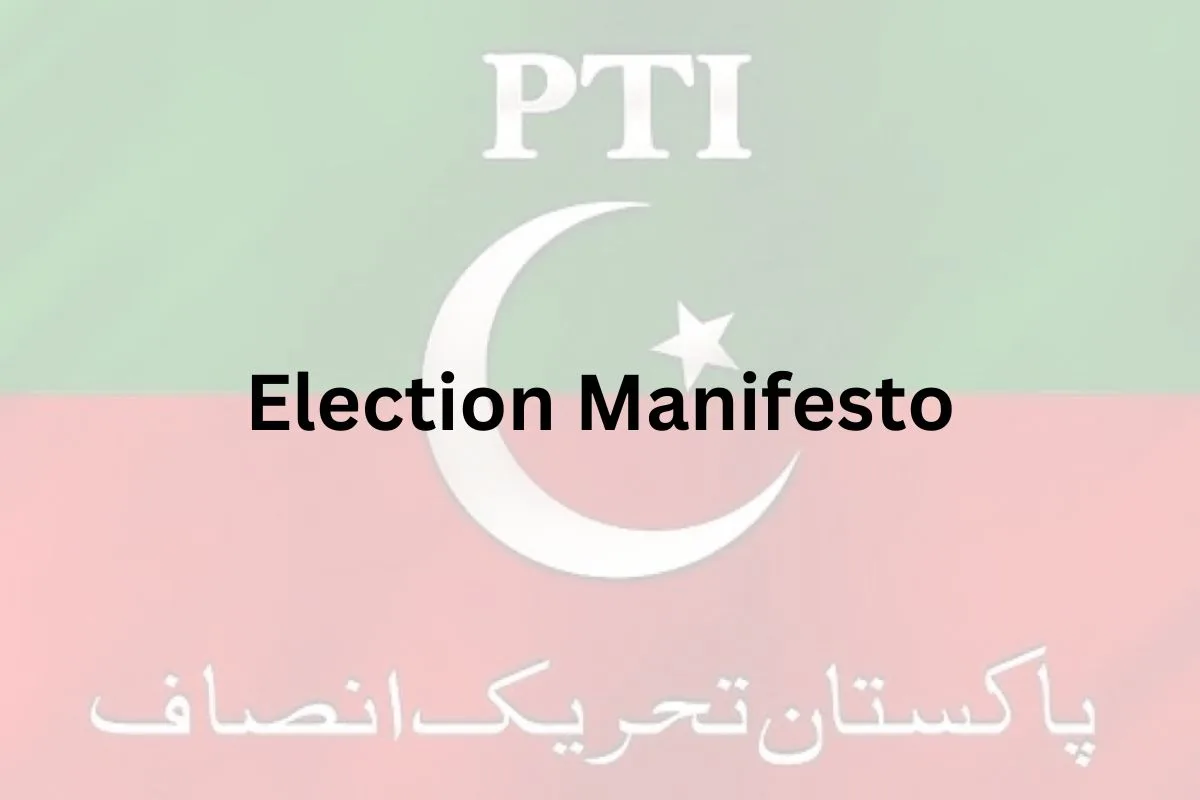 PTI Election Manifesto, PTI Manifesto