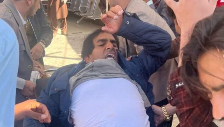 NDM Chairman Mohsin Dawar injured in alleged Police firing incident