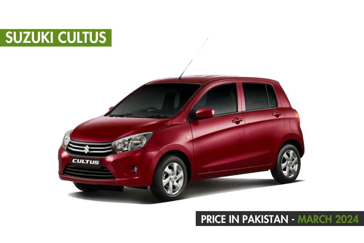 Latest Suzuki Cultus Price in Pakistan: March 2024