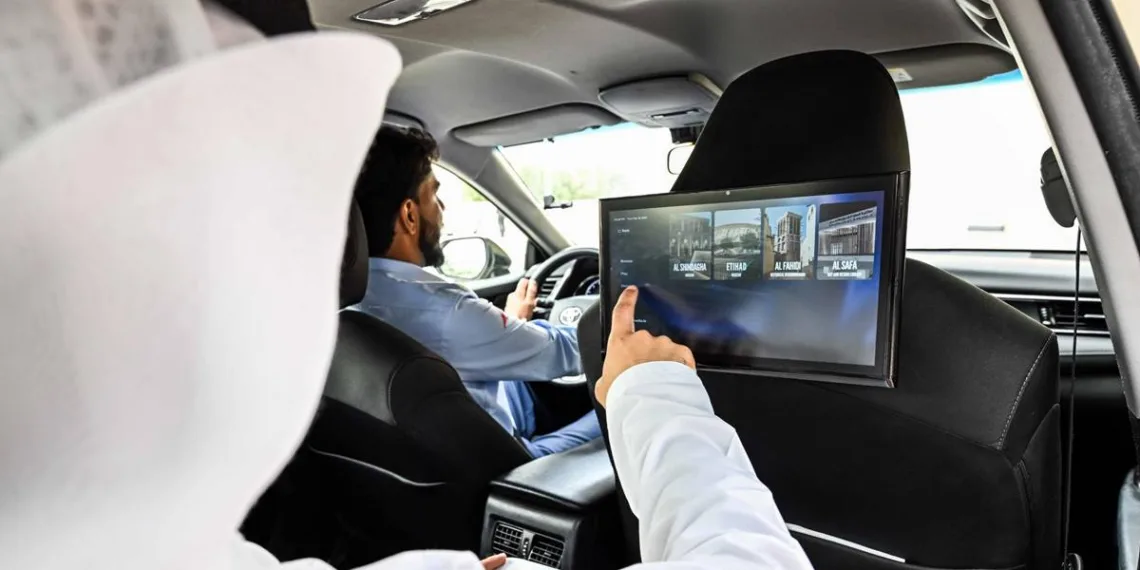 Dubai RTA Brings Onboard Entertainment Service to Taxis