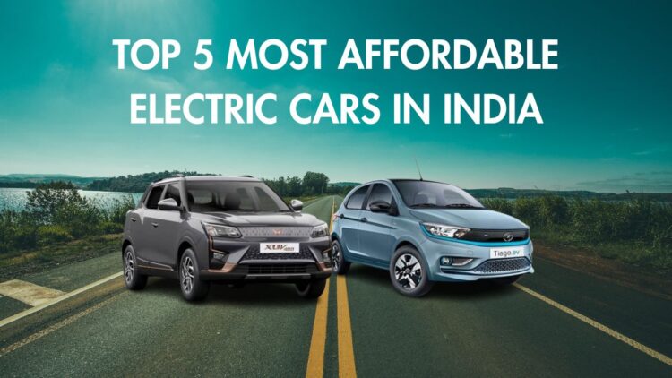 Most Affordable EVs in India - 2024