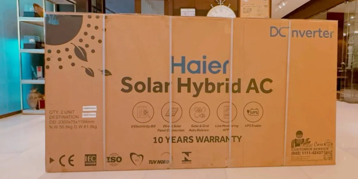 Haier Launches Solar Hybrid AC in Pakistan