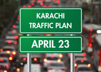 Karachi Traffic Plan for April 23 During Iranian President's Visit