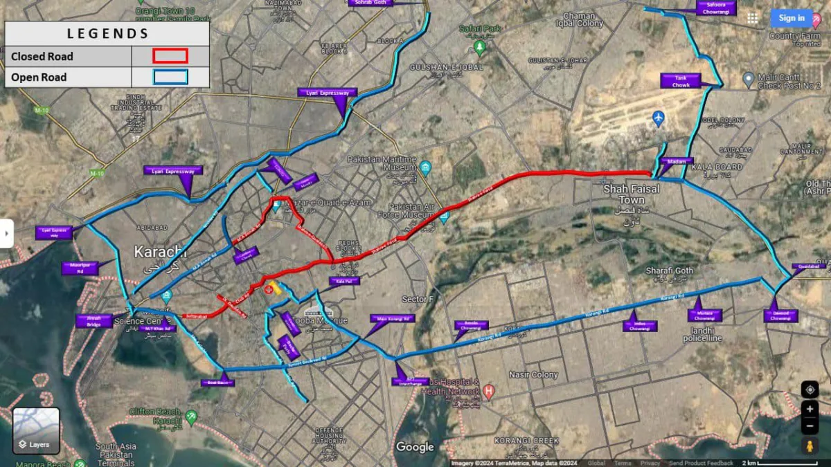 Traffic Plan Map