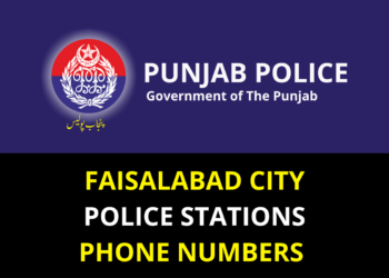 Faisalabad Police Stations Contact Numbers