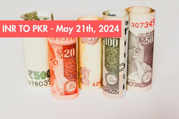 INR to PKR - Indian Rupee to Pakistani Rupee - 20 May 2024