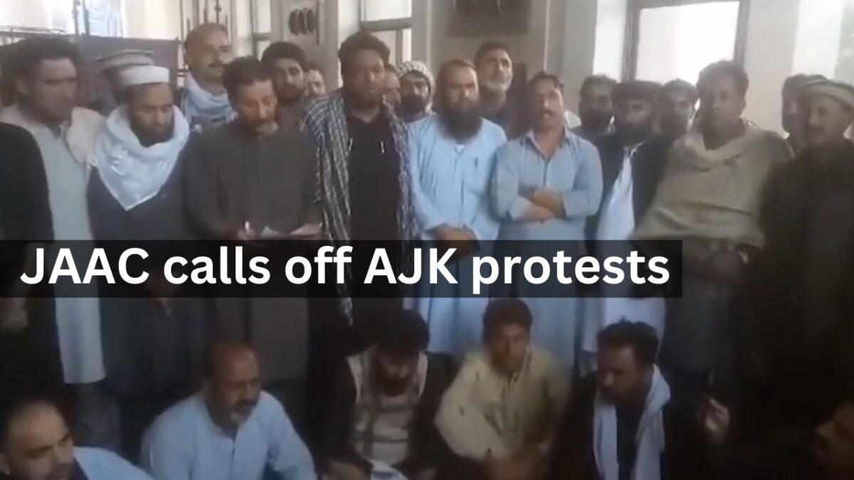 Jaac calls off ajk protests