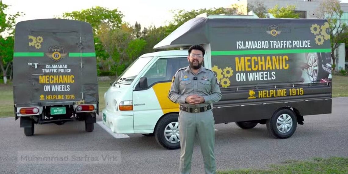 Islamabad Traffic Police Launches 'Mechanic on Wheels' Service