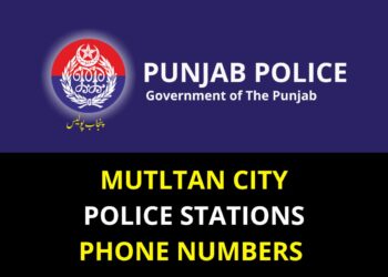 Multan Police Stations Contact Numbers