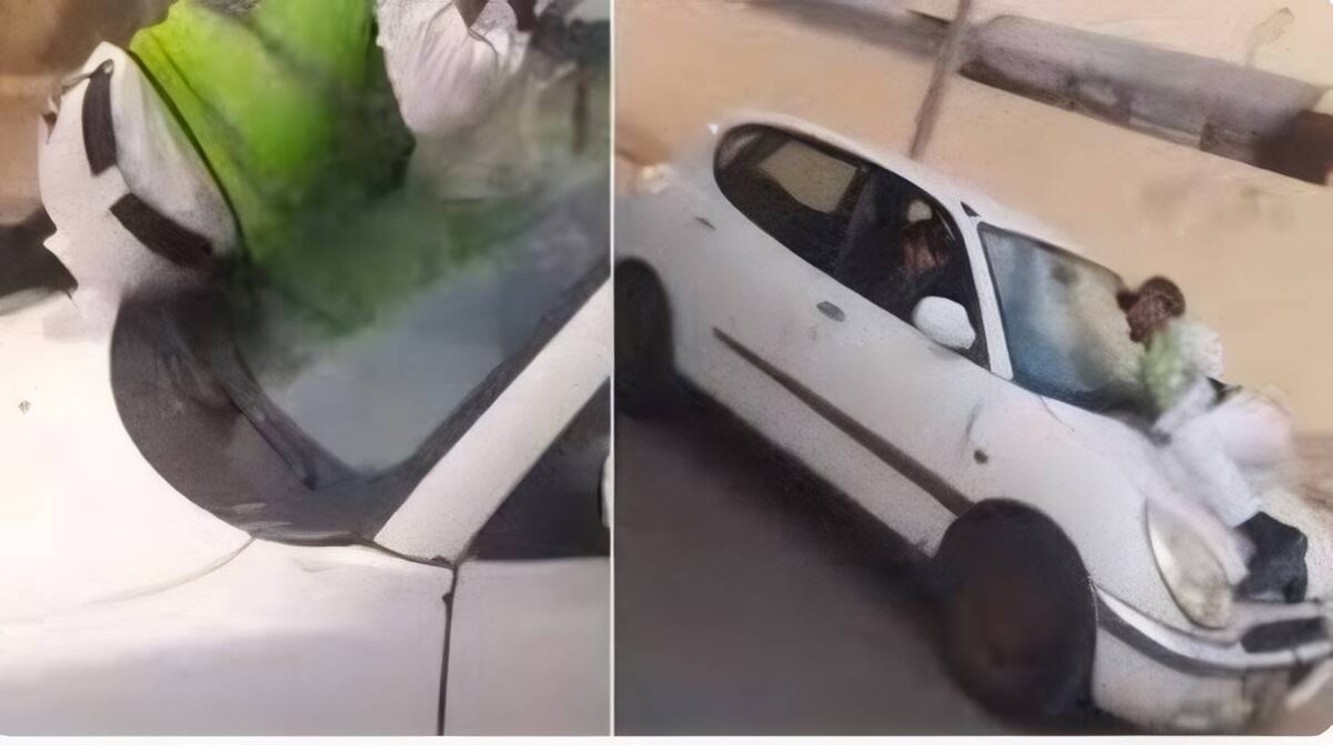 Man hits traffic police officer with car in karachi's dha