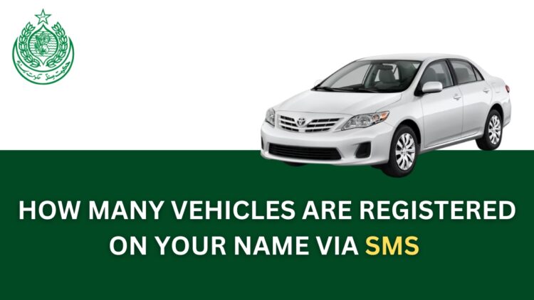 Now Check how many vehicles registered on your name via SMS