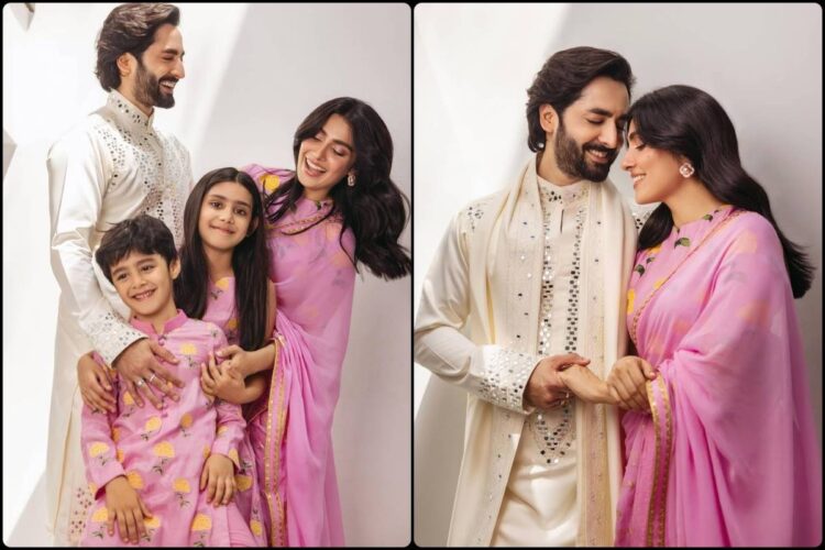 Ayeza Khan Shares Eid Pictures With Family