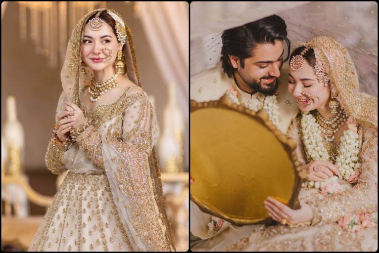 Hania Aamir and Zaviyar Nauman Shine in Maha Wajahat’s Bridal Photoshoot