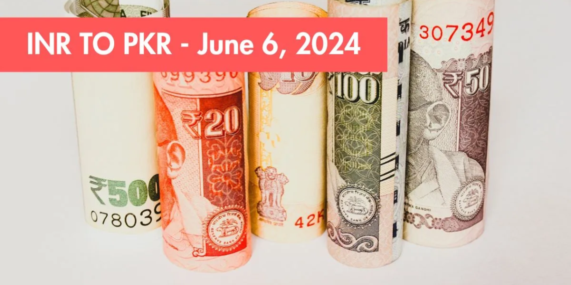 INR to PKR - Indian Rupee to Pakistani Rupee - 6 June 2024