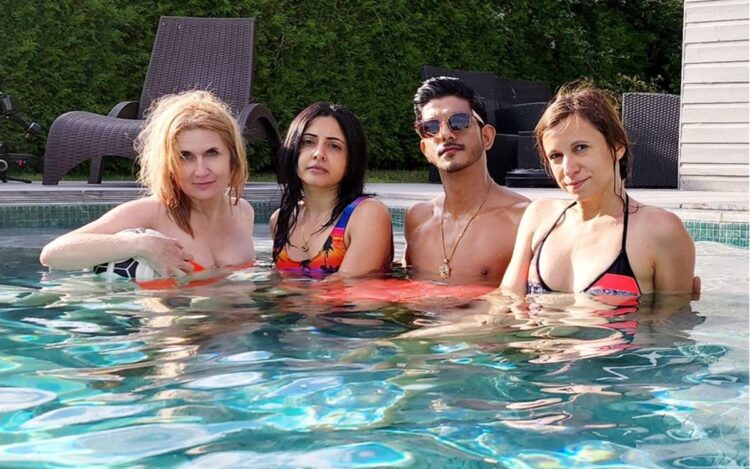 Mohsin Abbas Haider Criticized for Pool Picture with Bikini-Clad Women