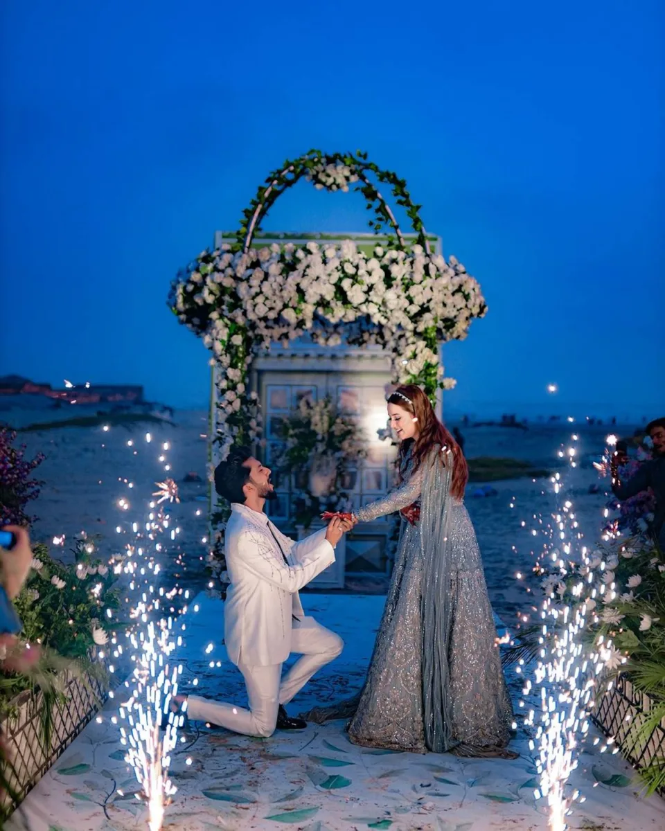 Rabeeca Khan and Hussain Tareen's Engagement