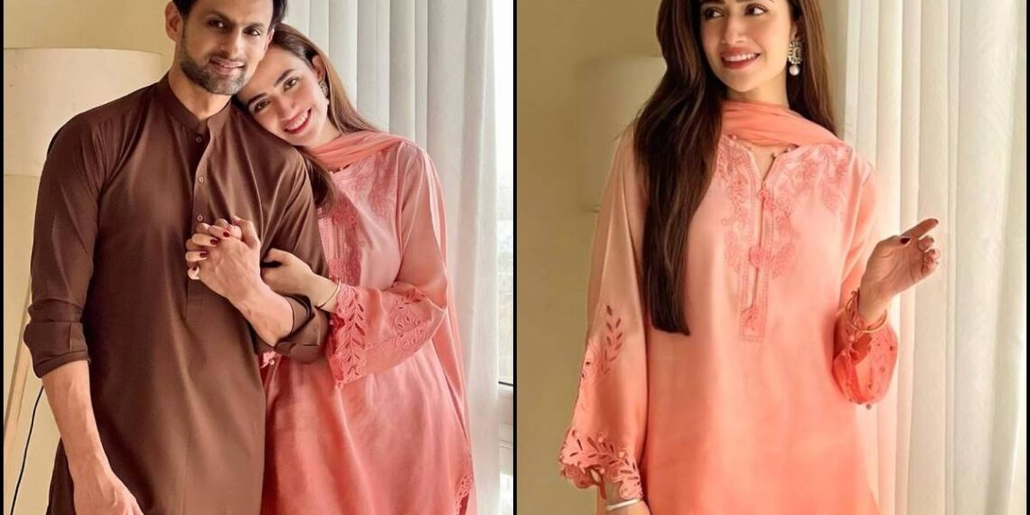 Shoaib Malik and Sana Javed Share Eid Pictures