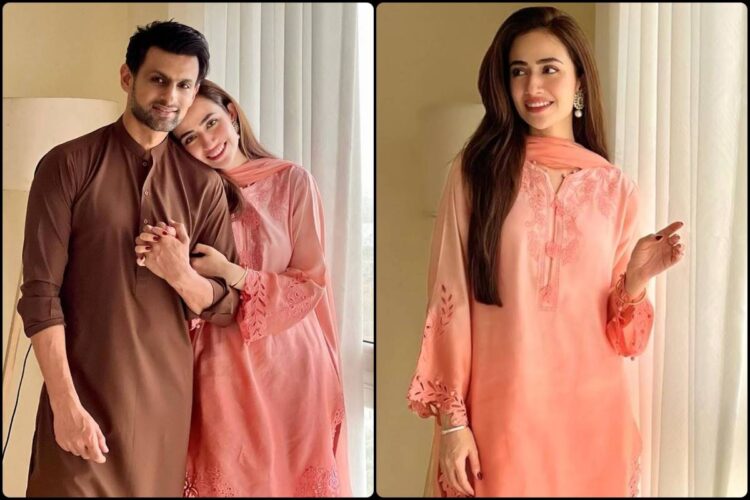 Shoaib Malik and Sana Javed Share Eid Pictures