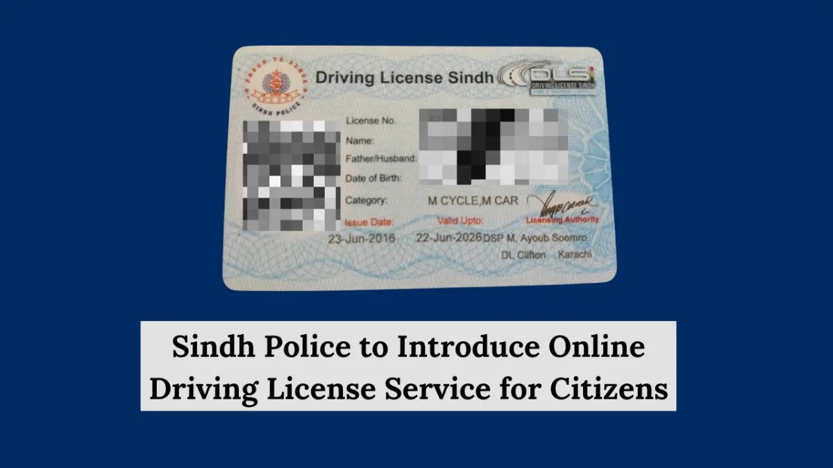 Sindh police to introduce online driving license service for citizens