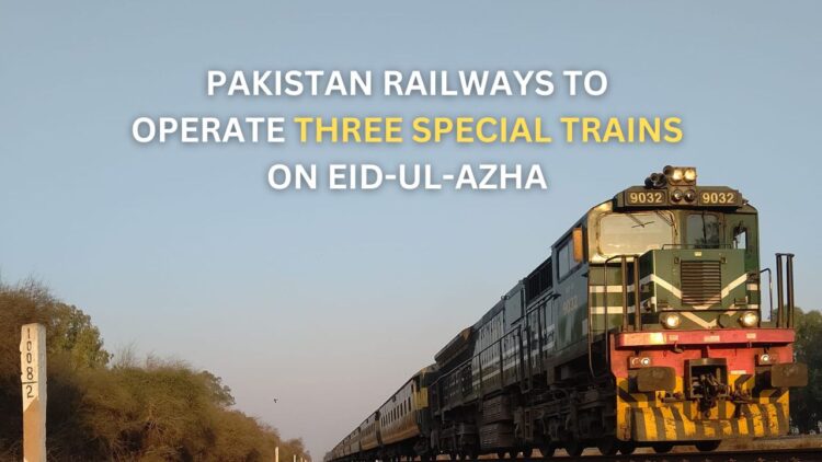 Pakistan Railways to operate three special trains on Eid-Ul-Azha