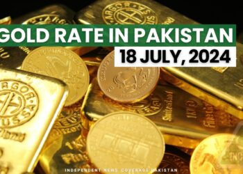 Gold Rate in Pakistan Today - 18 July 2024