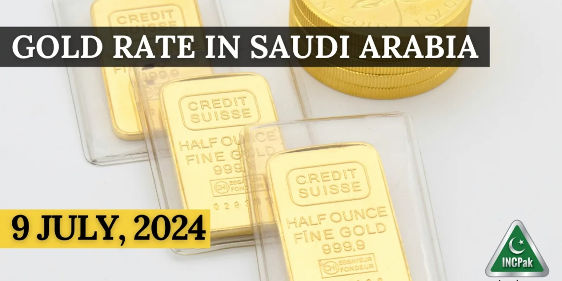 Gold Rate in Saudi Arabia - 9 July, 2024