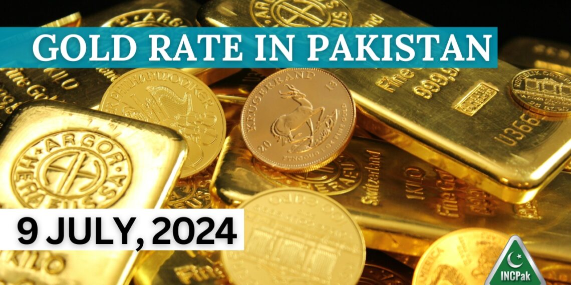 Gold Rate in Pakistan Today - 9 July, 2024