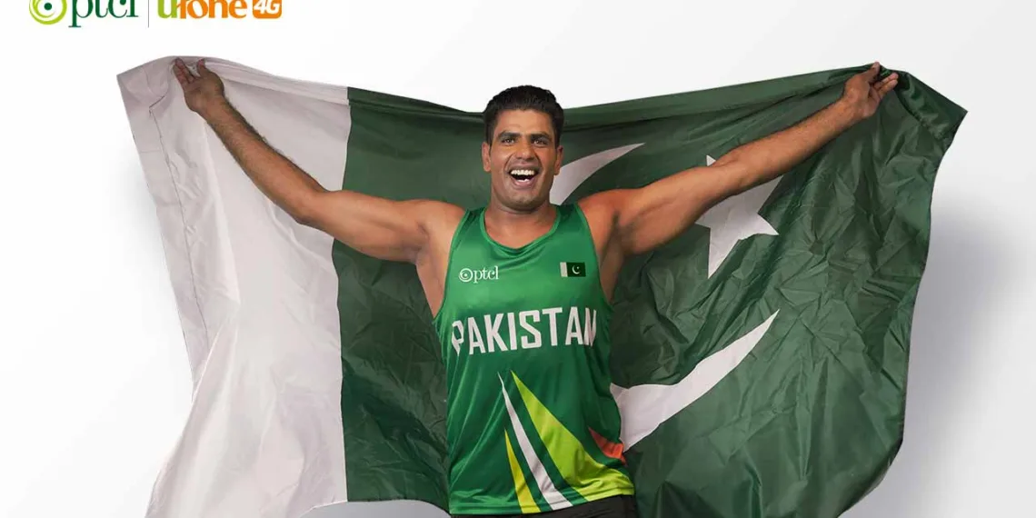 PTCL Group celebrates Javelin Star Arshad Nadeem as a national hero