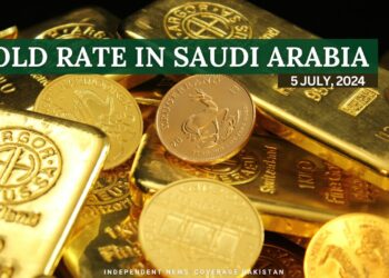 Gold Rate in Saudi Arabia Today - 5 July 2024